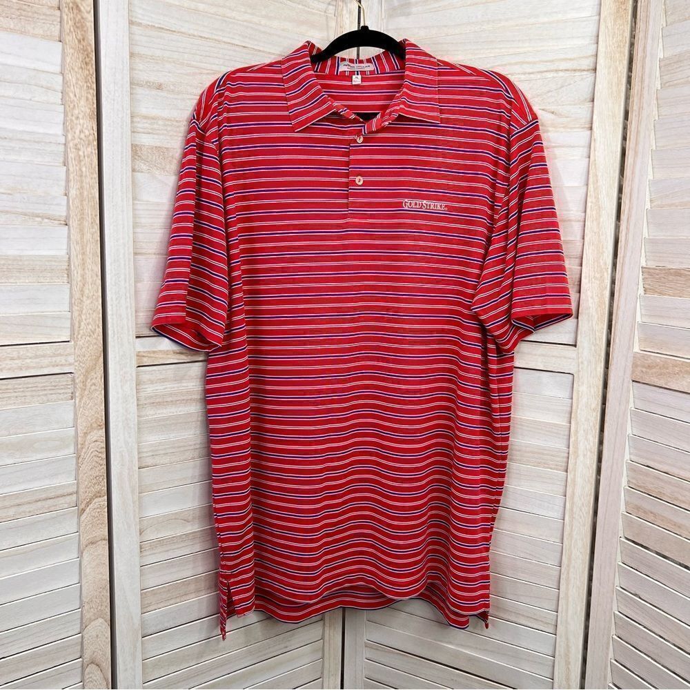 3/$25 Peter Millar Summer Comfort Performance Golf Polo Shirt XL